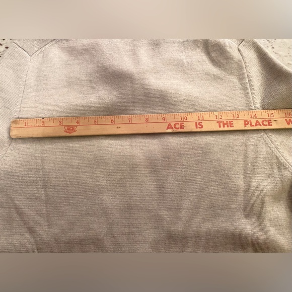 Shirt-Jacket “Shacket”, Sz L, light gray, smooth knit, Banana Republic - Picture 12 of 13